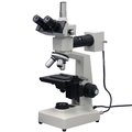 Amscope 40X-2500X Dual-illumination Trinocular Metallurgical Microscope ME300TZC-2L